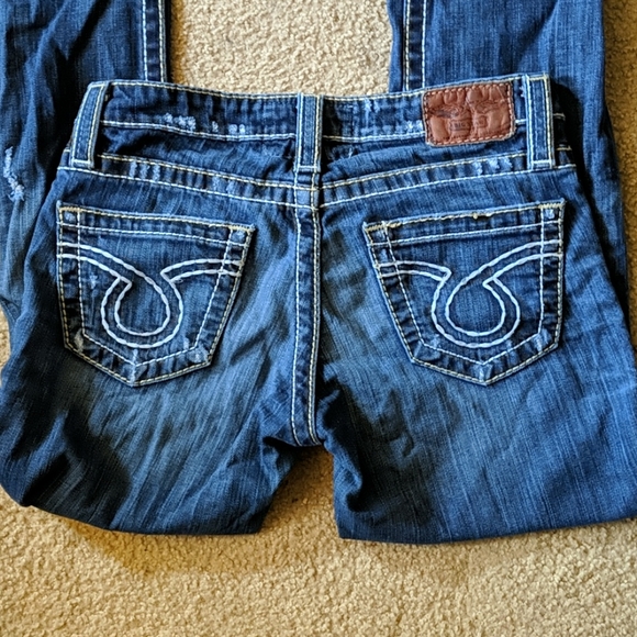 Big Star Nico Light Distressed Straight Leg Jeans - Picture 4 of 13